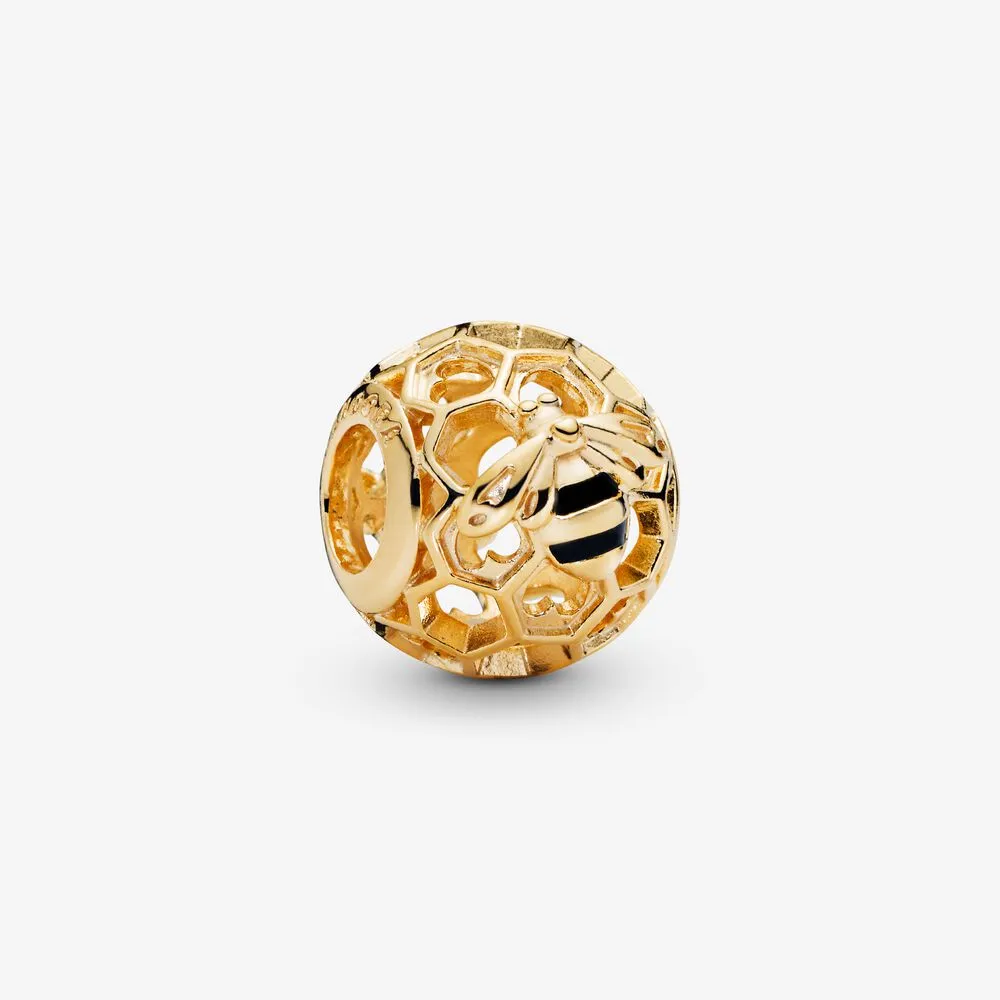 Bee Honeycomb Charm