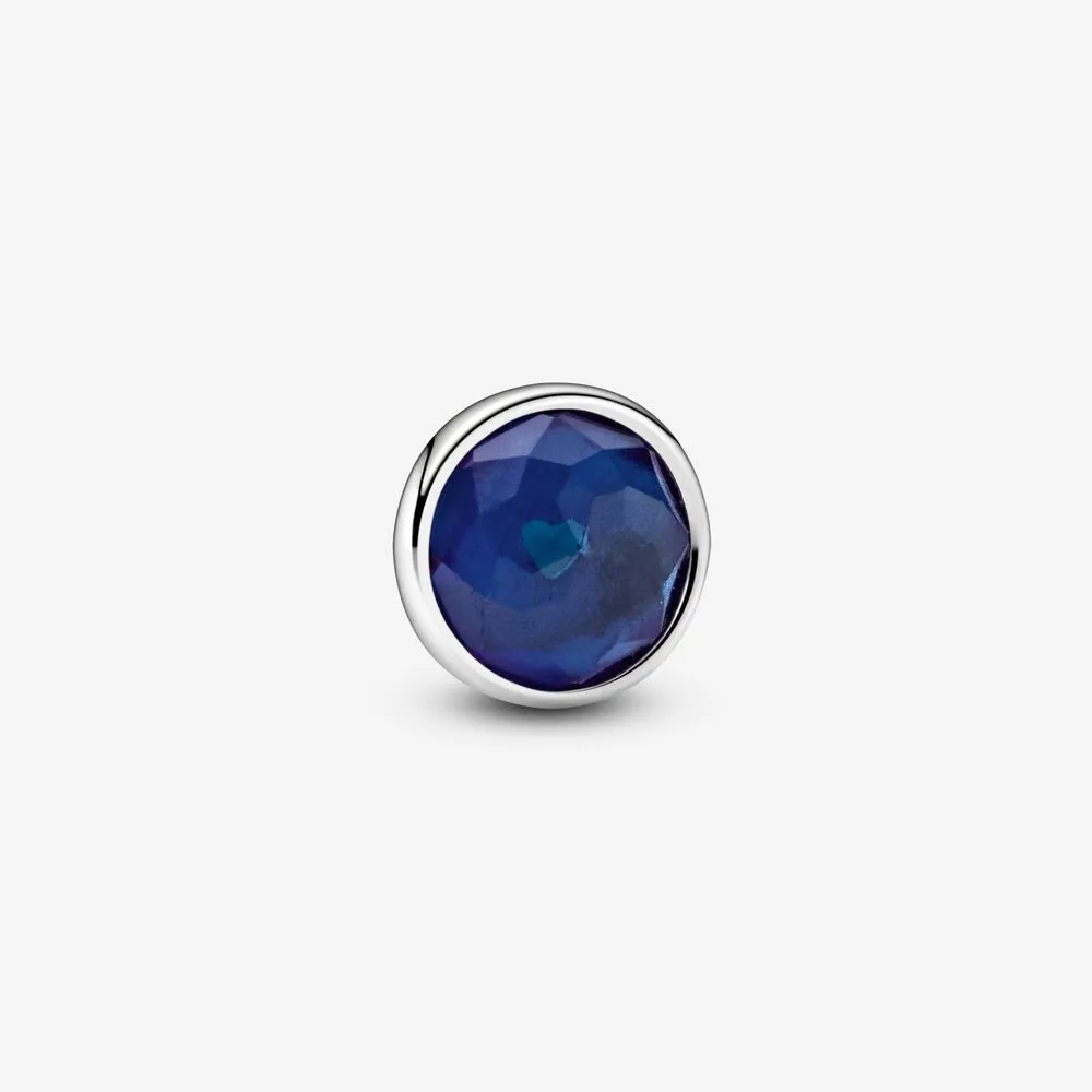 Blue September Birthstone Locket Element