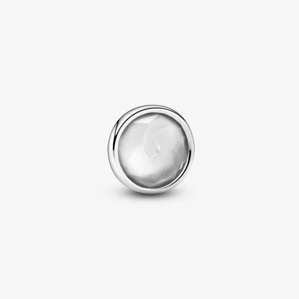 Clear April Birthstone Locket Element