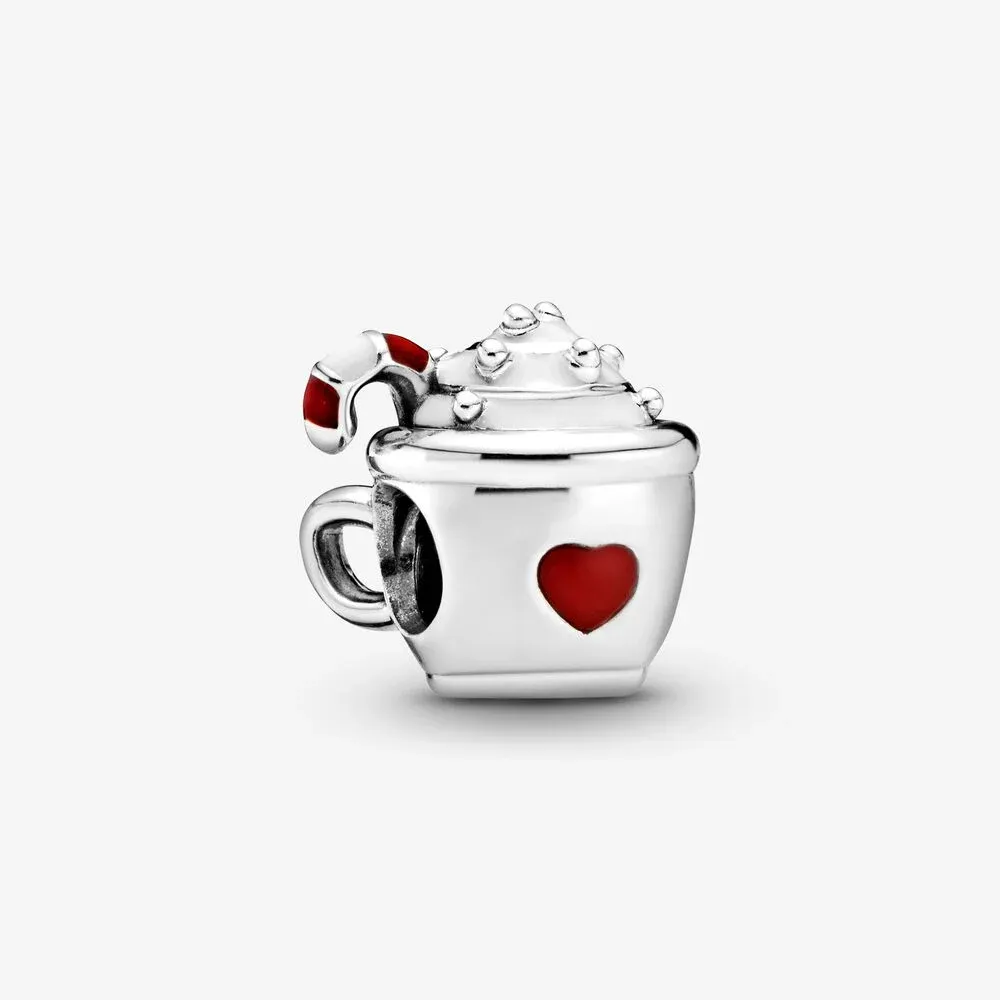 Cocoa & Candy Cane Charm