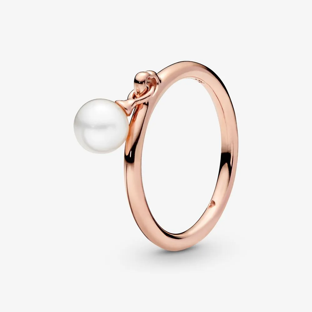Dangling Freshwater Cultured Pearl Ring