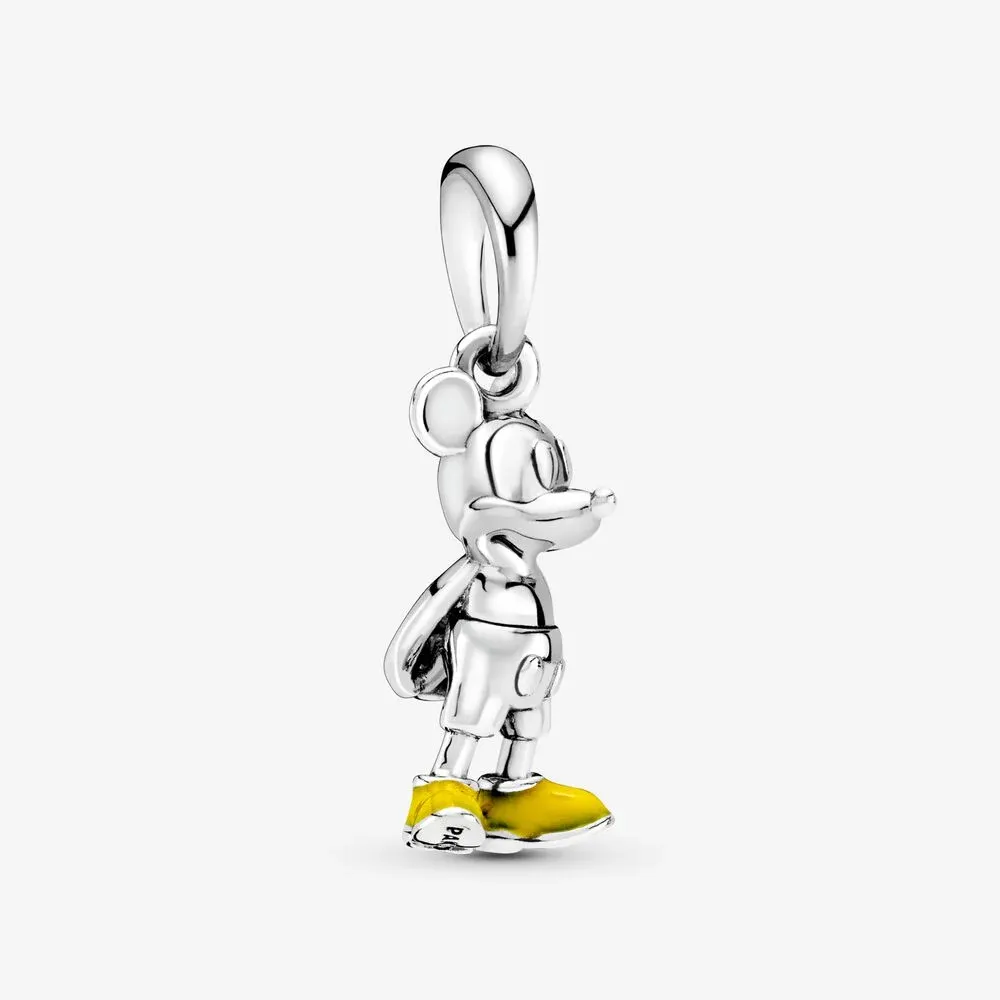 Disney, Classic Mickey Pendant, Yellow Enamel