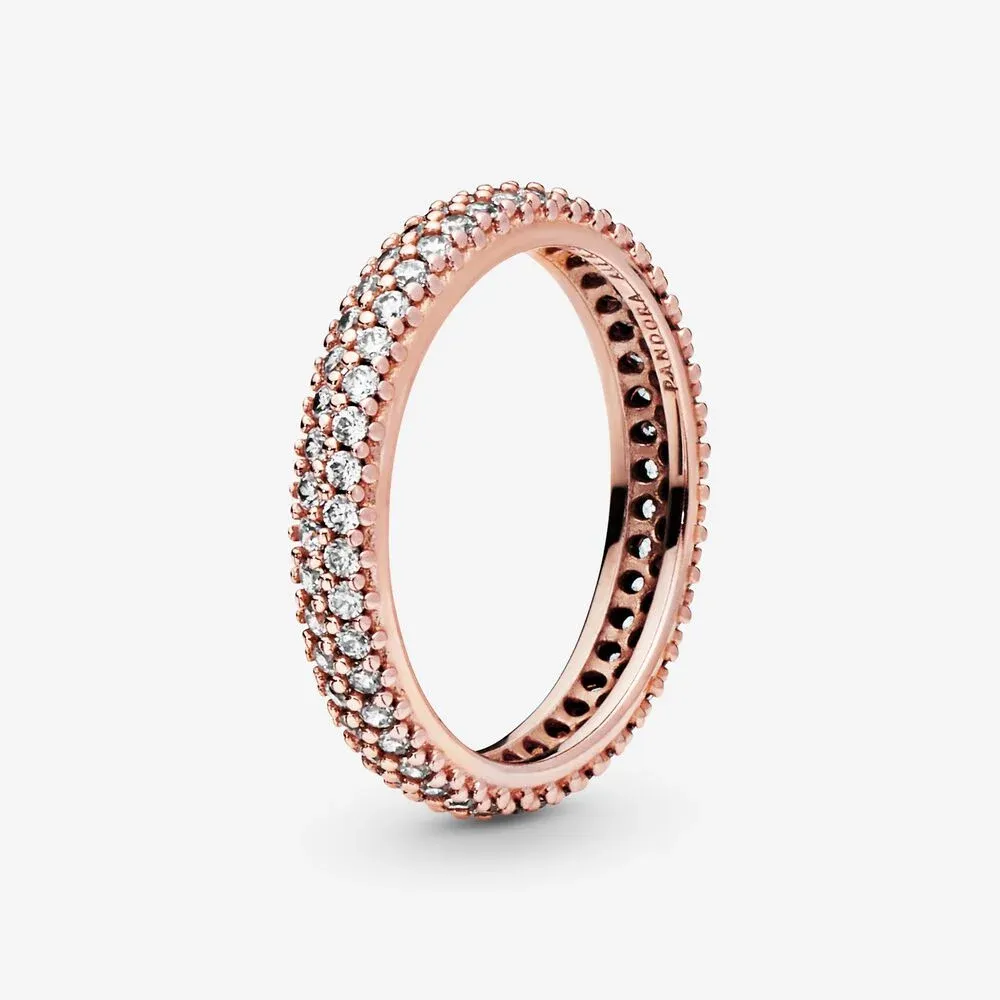 Elegant Pavé Band Ring