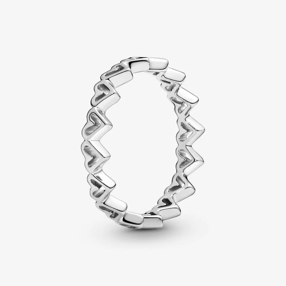 Freehand Hearts Ring
