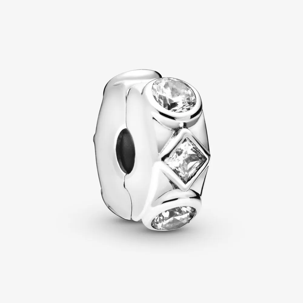 Geometric Shapes Clip Charm