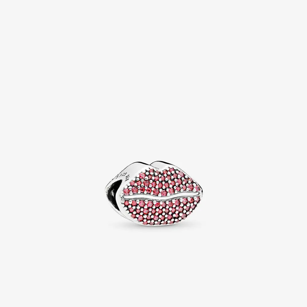 Kiss More Charm, Red CZ