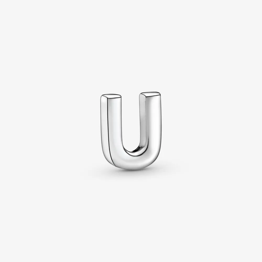 Letter U Alphabet Locket Element
