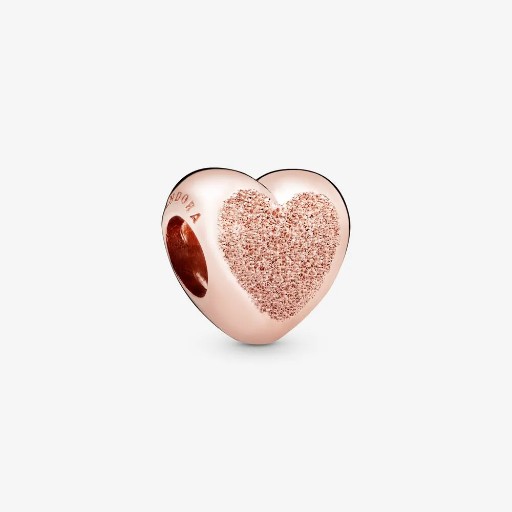 Matte Brilliance Heart Charm