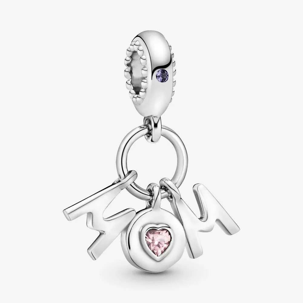 Mom Letters Dangle Charm