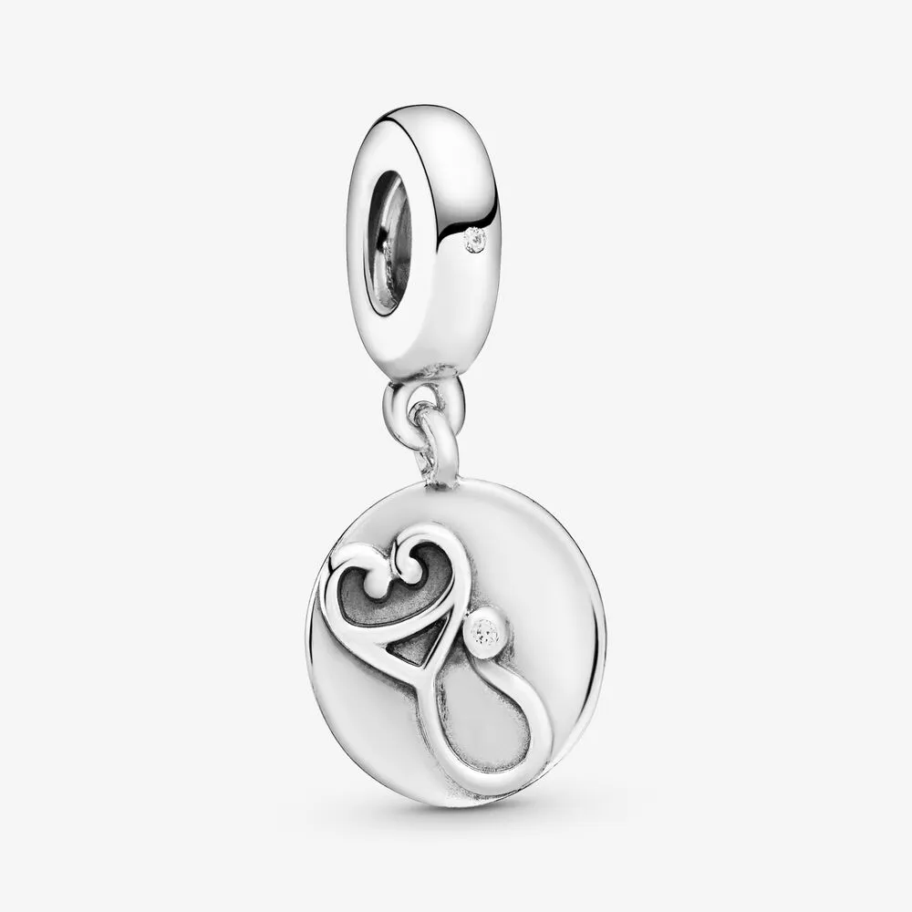 Nurse Sign & Stethoscope Dangle Charm