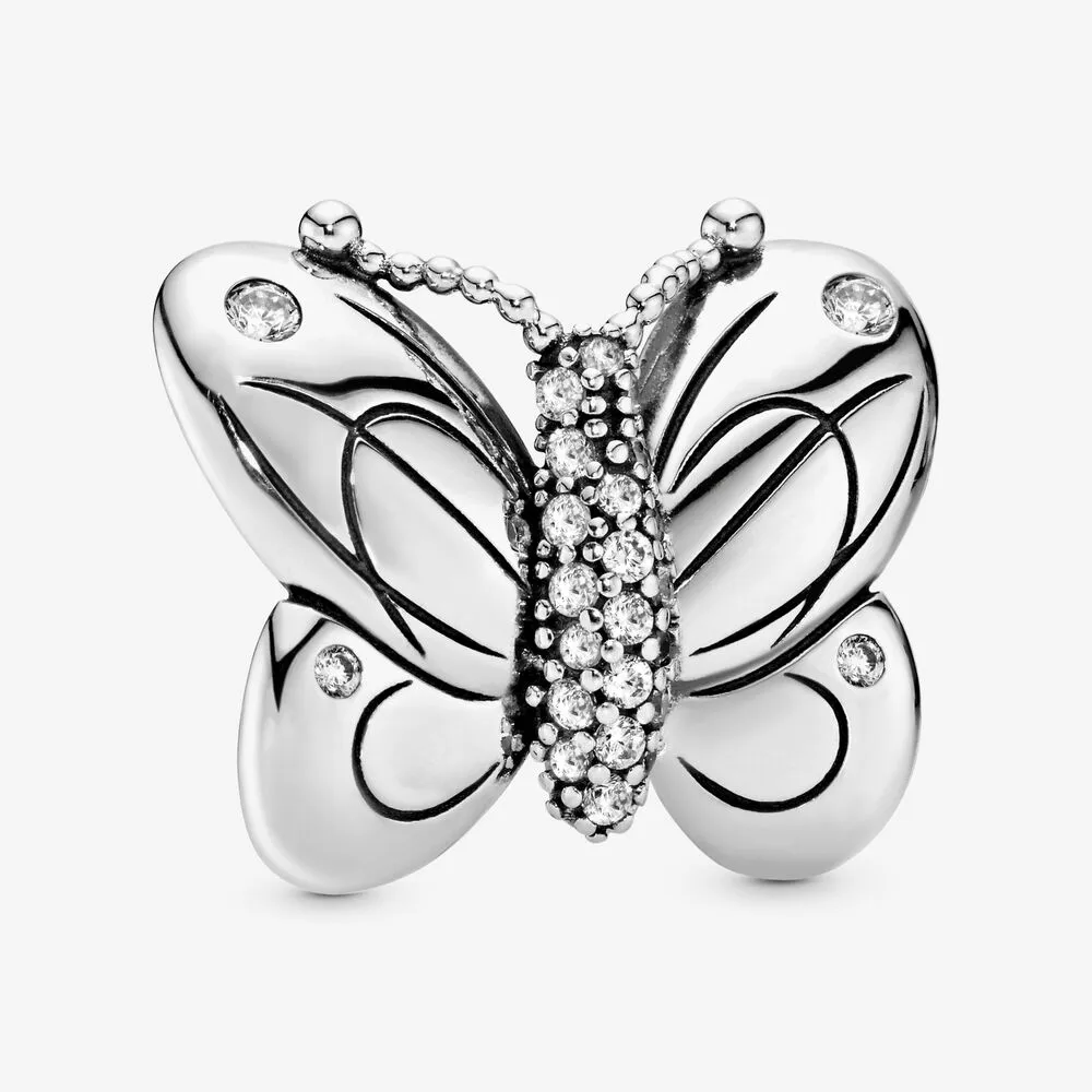 Oversized Butterfly Clip Charm