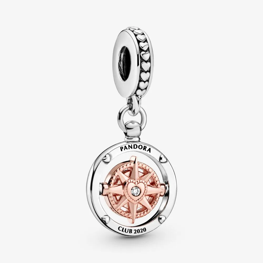 Pandora Club 2020 Compass Dangle Charm