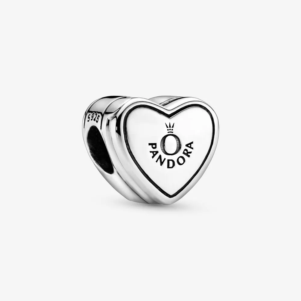 Pandora Logo Yes! Heart Charm
