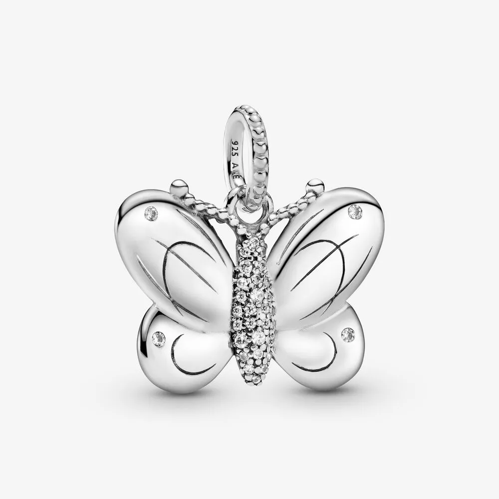 Pavé Butterfly Pendant