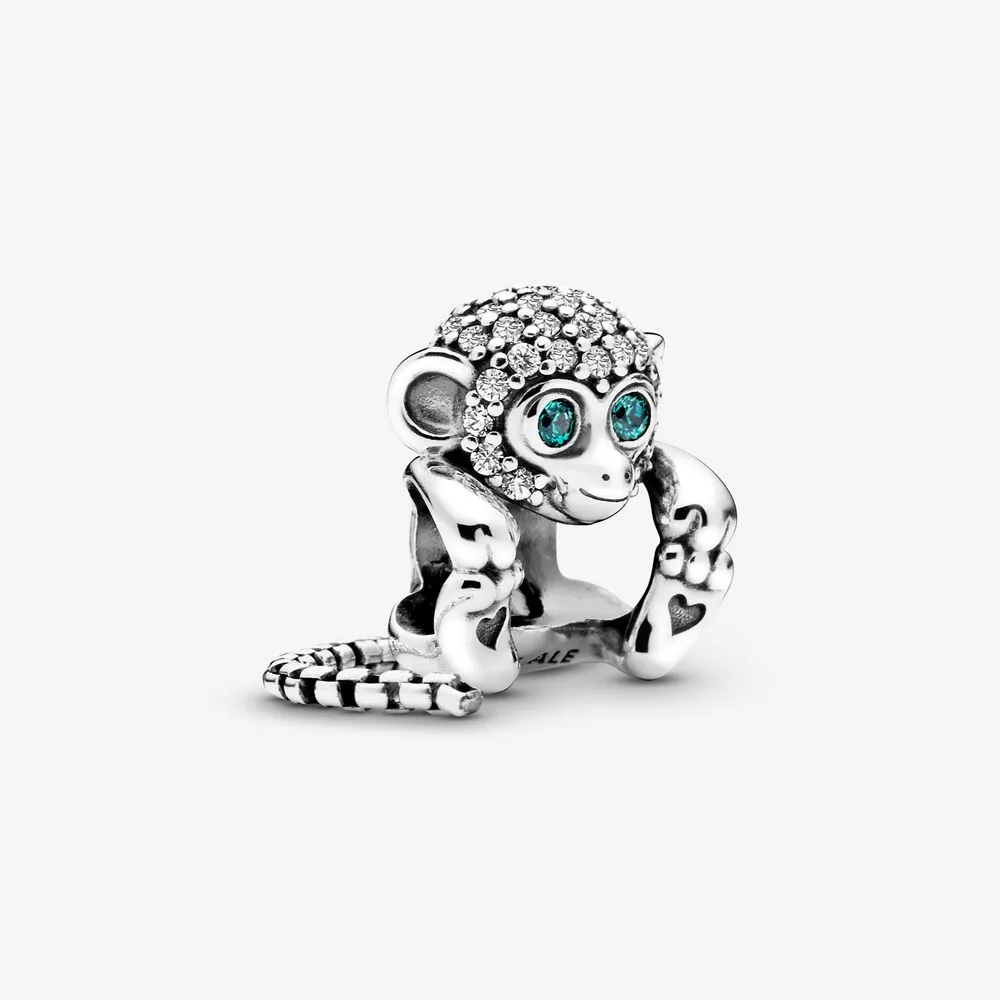 Pavé Monkey Charm
