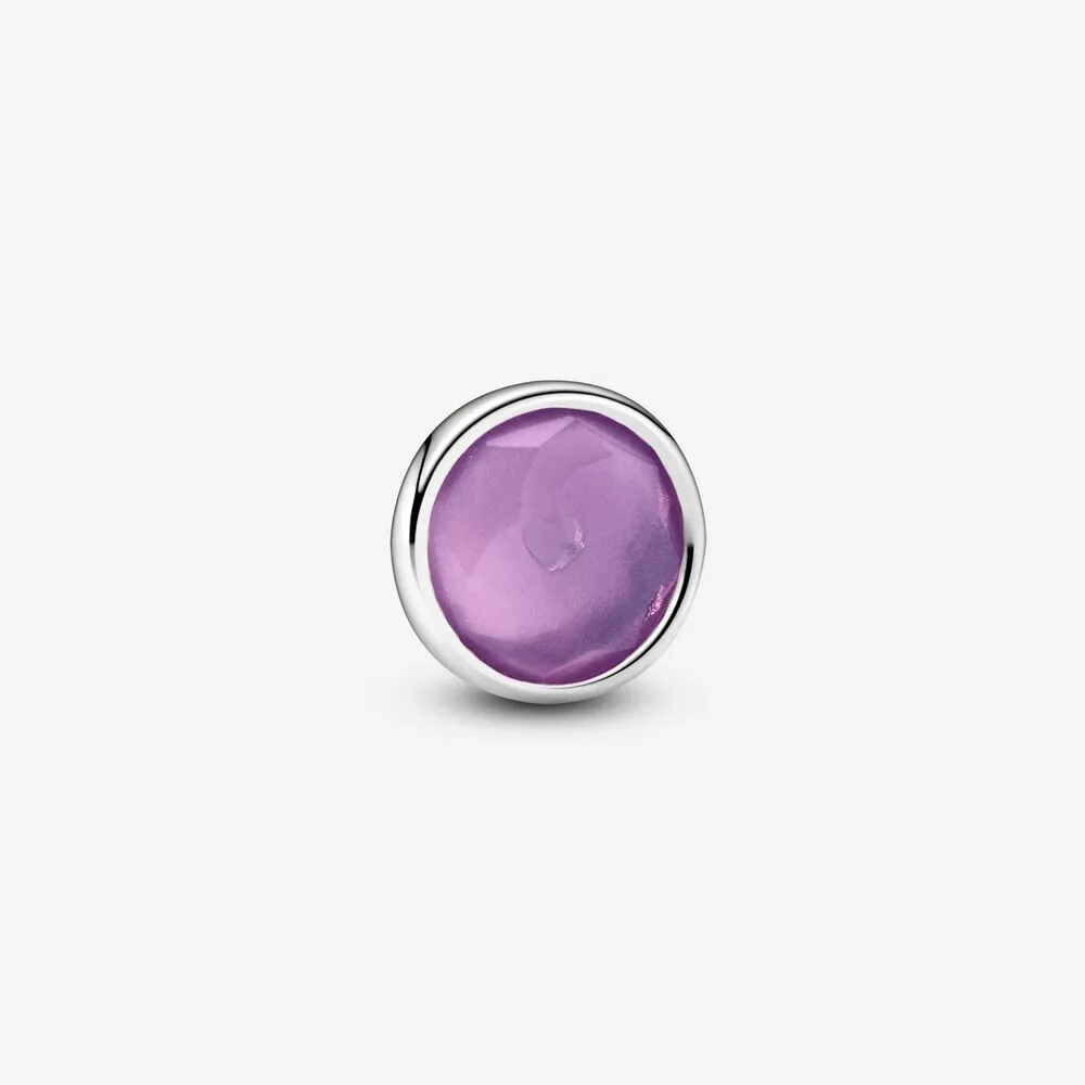Purple February Birthstone Locket Element
