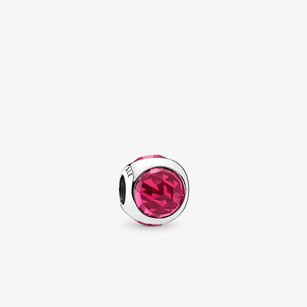 Radiant Droplet Charm, Cerise Crystals