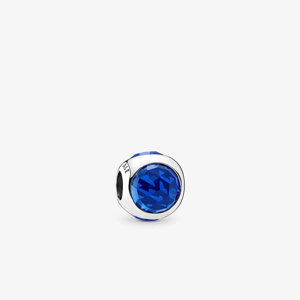 Radiant Droplet Charm, Royal Blue Crystals