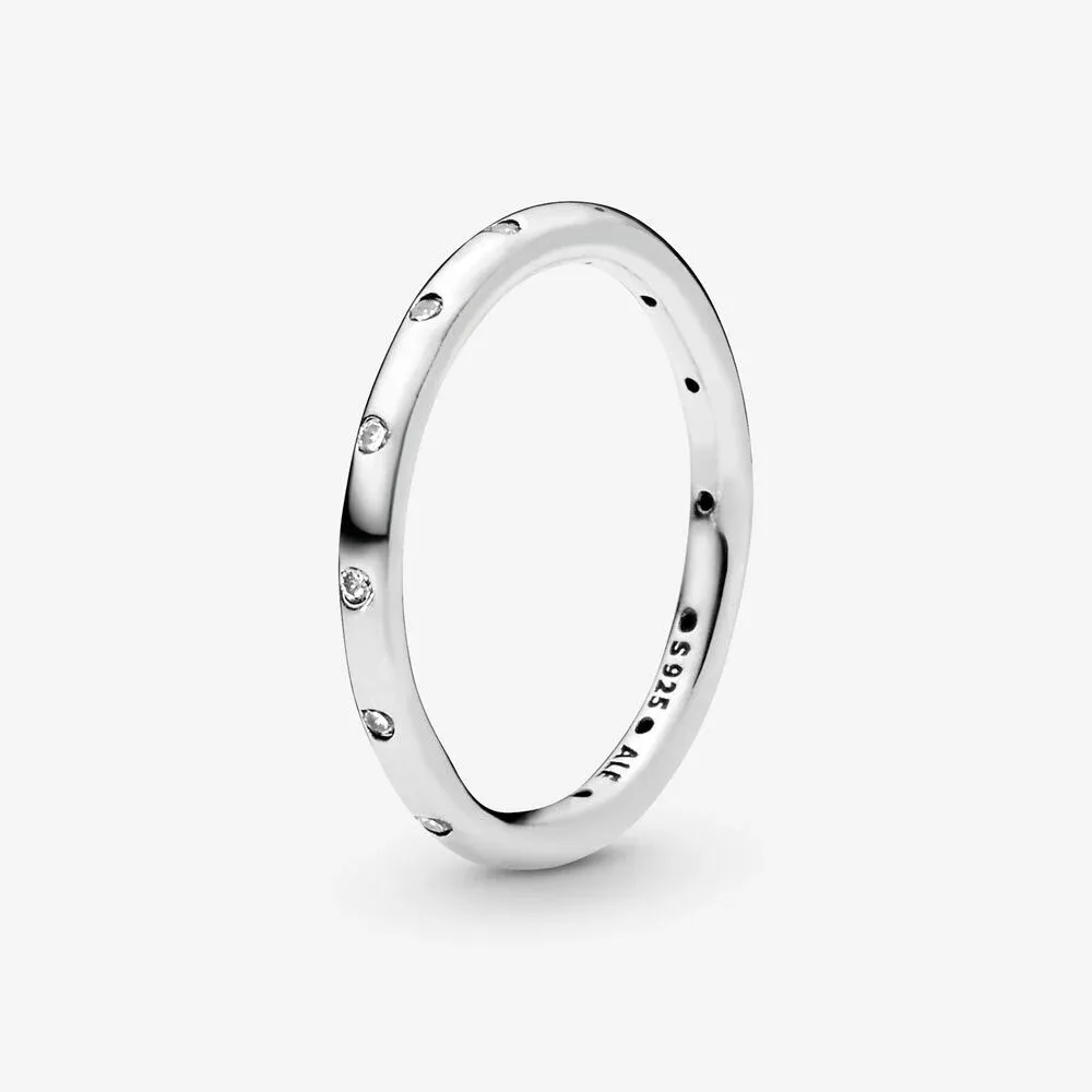 Simple Sparkling Band Ring