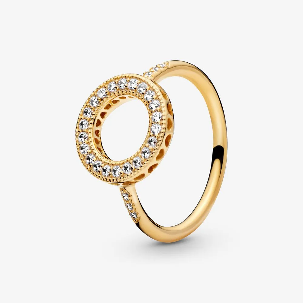 Sparkling Halo Ring