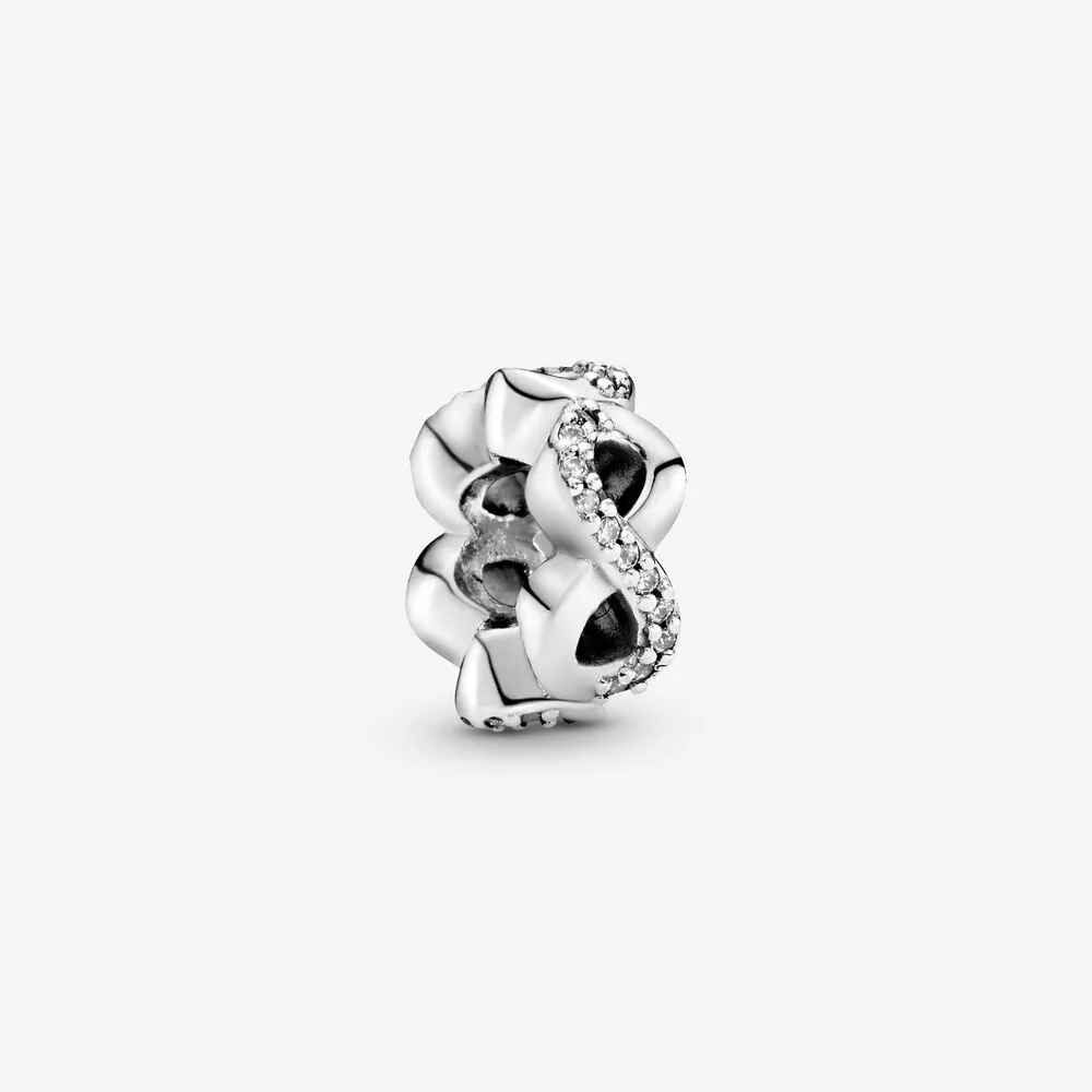 Sparkling Infinity Spacer Charm