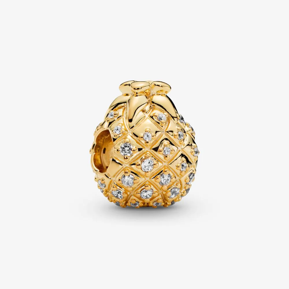 Sparkling Pineapple Charm