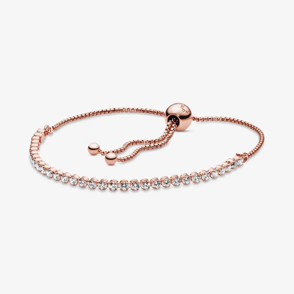 Sparkling Slider Tennis Bracelet